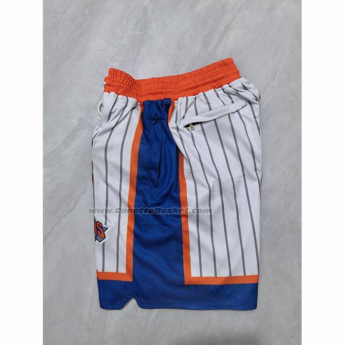 Pantaloncini New York Knicks Citta 2024-25 Just Don Bianco